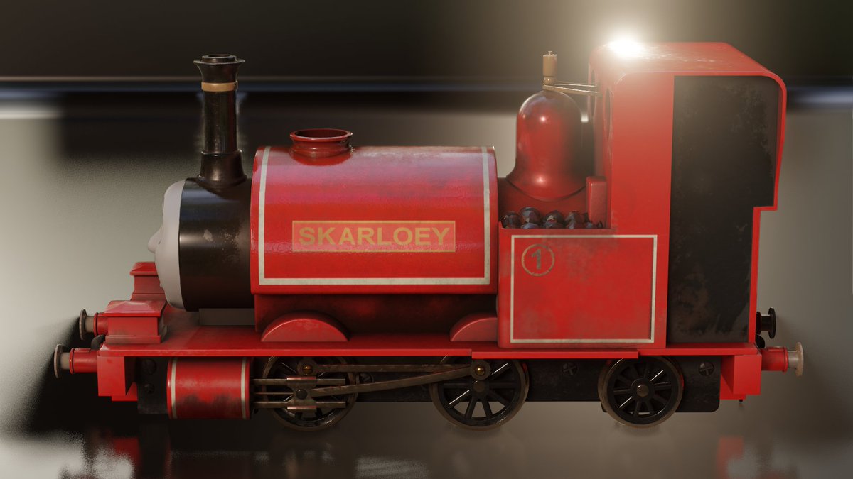 SudrianRails's tweet image. Some other renders (plus the model in substance painter during texturing, top right :p)