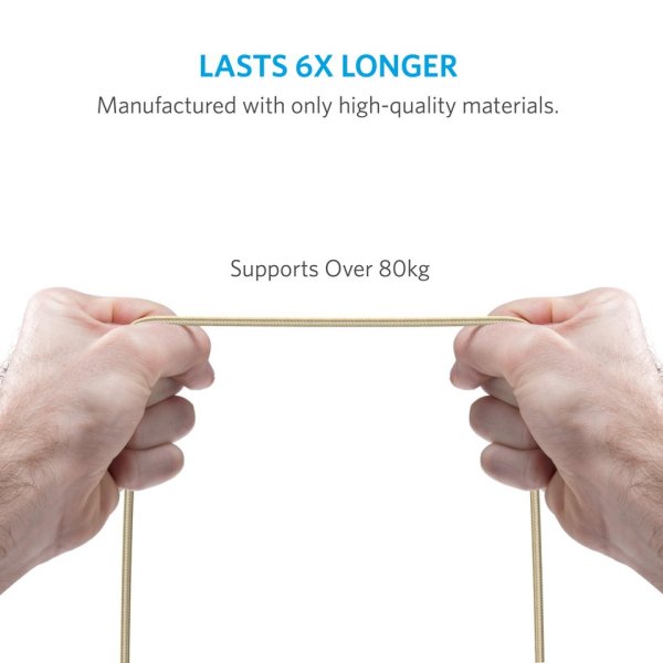 oandogadgets's tweet photo. Anker PowerLine+ 6ft Lightning Cable – Golden (With Pouch)

Price: ₦5,500

-  End-to-End Strength

-  Unrivaled Durability 

#Anker #AnkerNigeria #AnkerPowerline #iPhoneCable #LightningCable https://t.co/cA1k8yuM3K