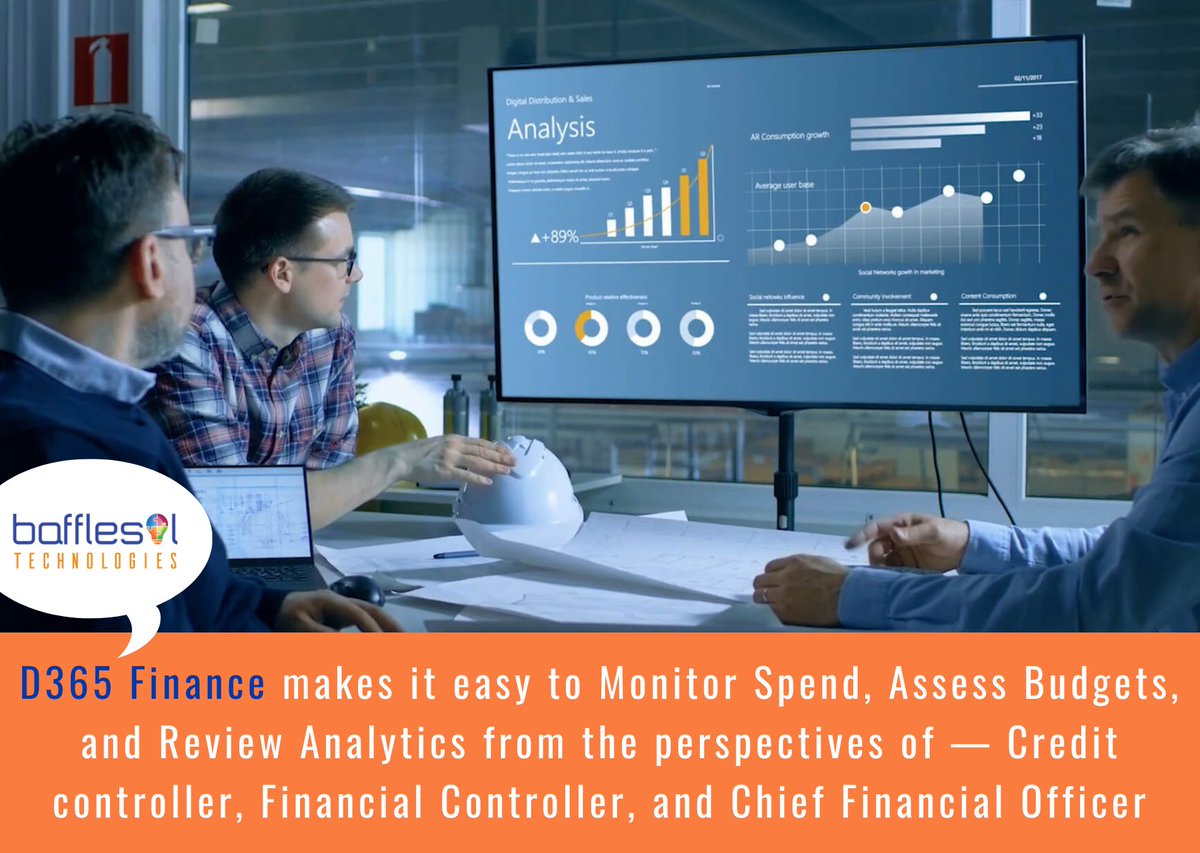 BaffleSol's tweet image. Reach out to @BaffleSol for free consultation and know-how to - 
• Improve efficiency for #creditcontrollers
• Provide Flexible tools for #financialcontrollers
• Period close
• Have actionable data for #CFOs

Visit: bafflesol.com/Microsoft-Dyna…

#microsoftdynamics365 #erp #D365