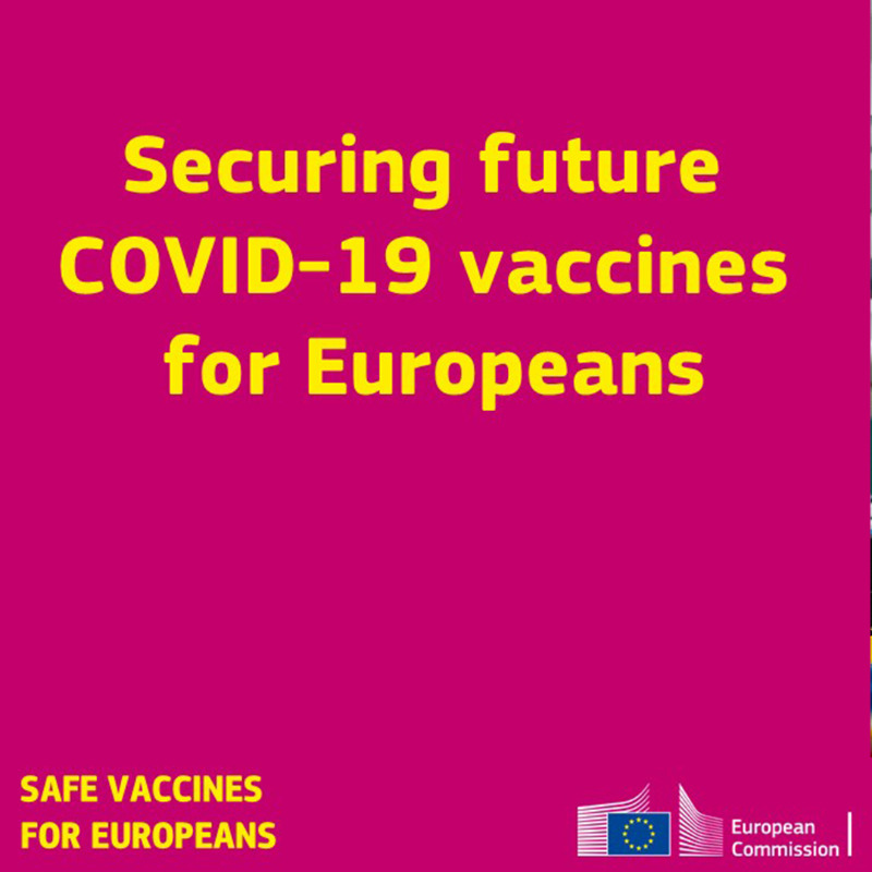 EU_Commission's tweet photo. Vaccines are our best chance to put an end to the Covid-19 pandemic.

We are building one of the broadest portfolios of different vaccines that are safe, effective and affordable. Our thread. 

#SafeVaccines #VaccinesWork