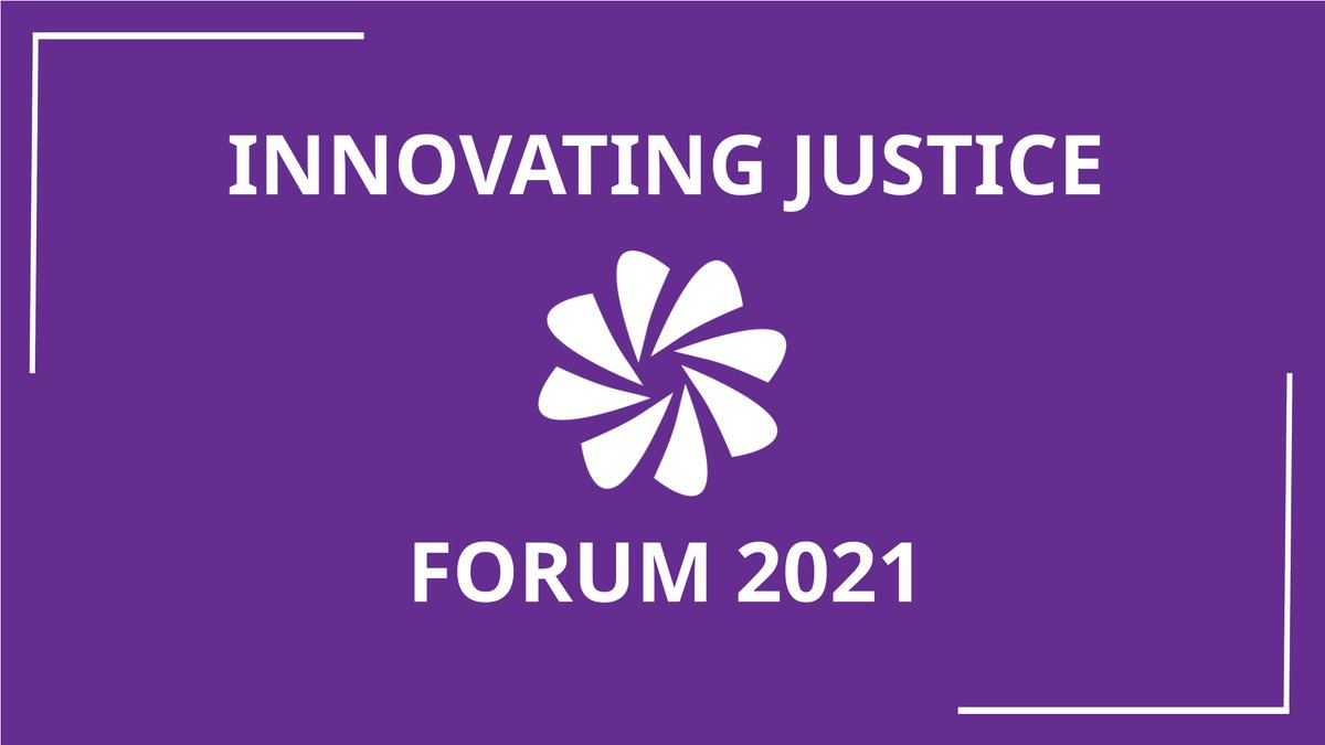 InnoJustice's tweet image. Registration is now open!

Innovating Justice Forum 2021
8-10 February | online event

This year’s theme:
Making people-centered justice work

Register here: ow.ly/vG0x50CBuFw

#innovatingjusticeforum #peoplecenteredjustice
