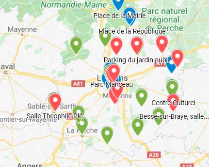 lemainelibre's tweet photo. #Covid19.  Tests en pharmacie ou en laboratoire, sites éphémères… où se faire dépister en #Sarthe  ? [CARTE] #Coronavirus #LeMans @ars_pdl  https://t.co/4E6TtmoqbK via @lemainelibre https://t.co/fkDOb32sfe