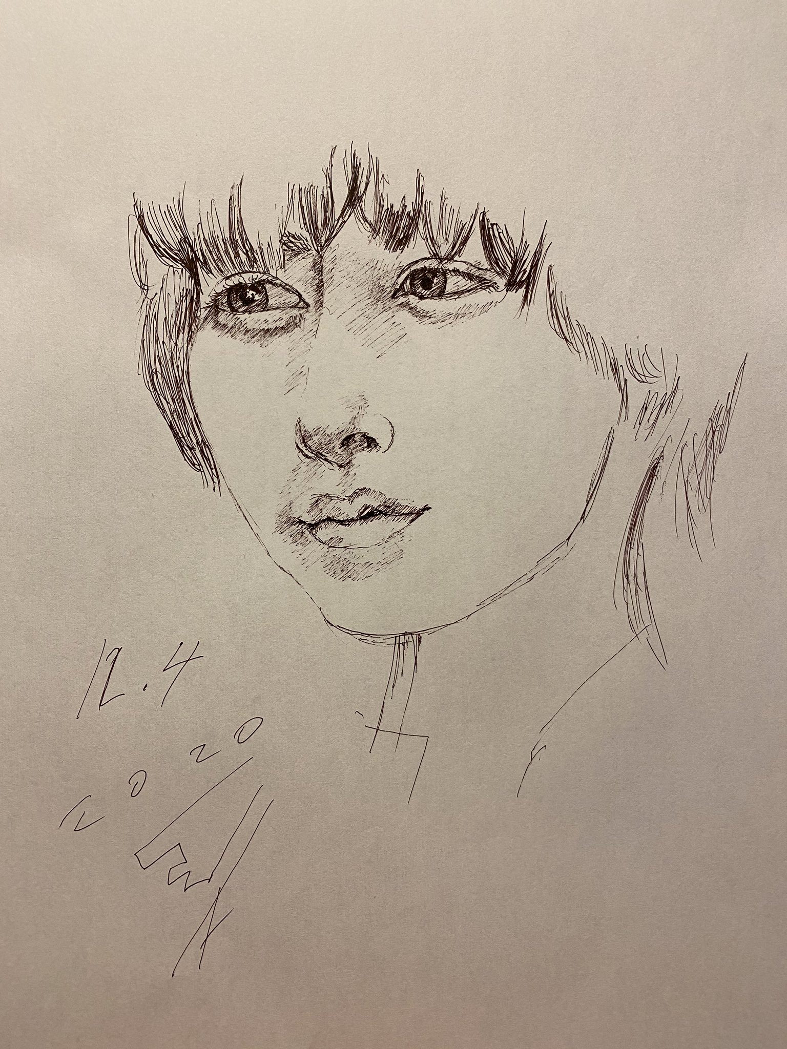涙は一色じゃないんだよ　手描きイラスト　ペン画 Mikiko. on X: 