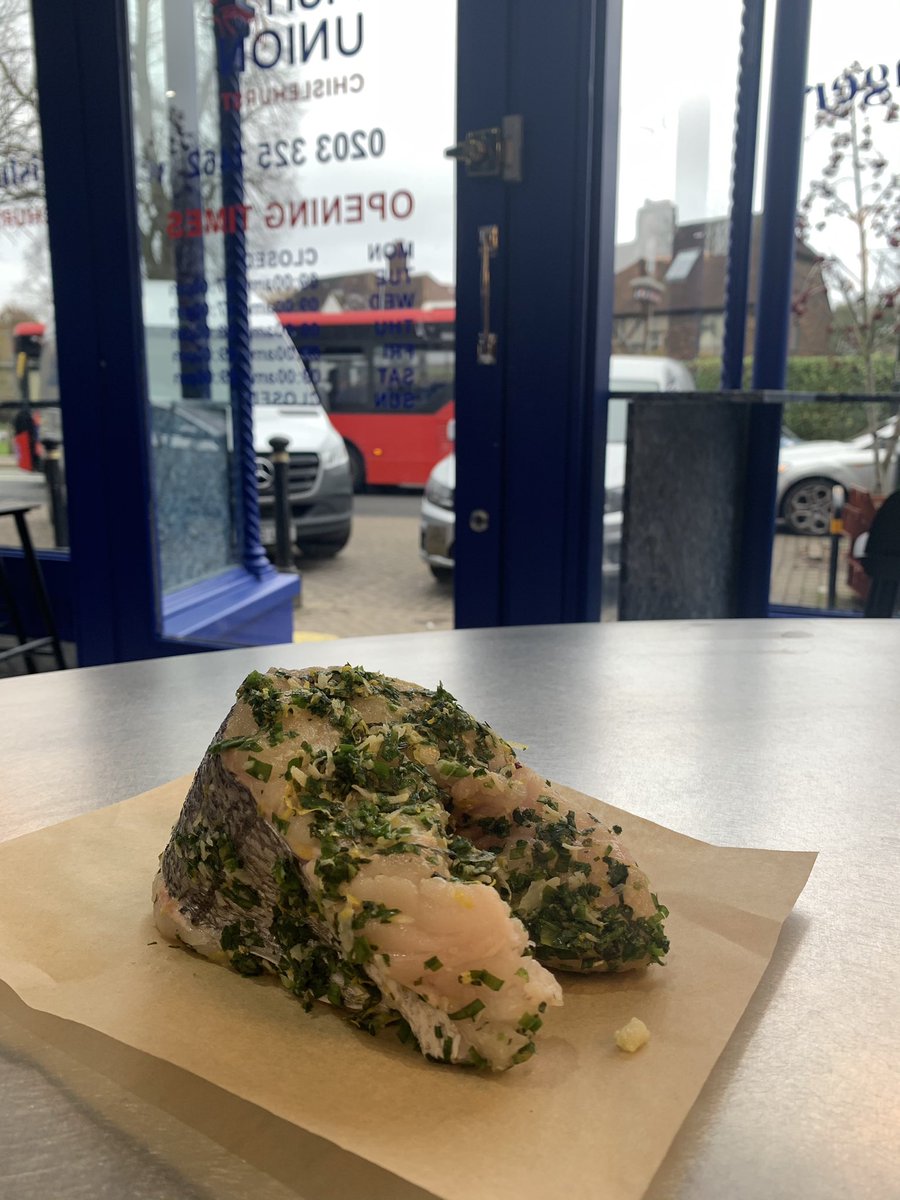 FishUnionLondon's tweet photo. Here @FishUnion we like to do the hard work for you. Come grab a garlic rubbed hale loin, perfect for two. #hake #seafood #chislehurst https://t.co/vr5vEJ4LrC
