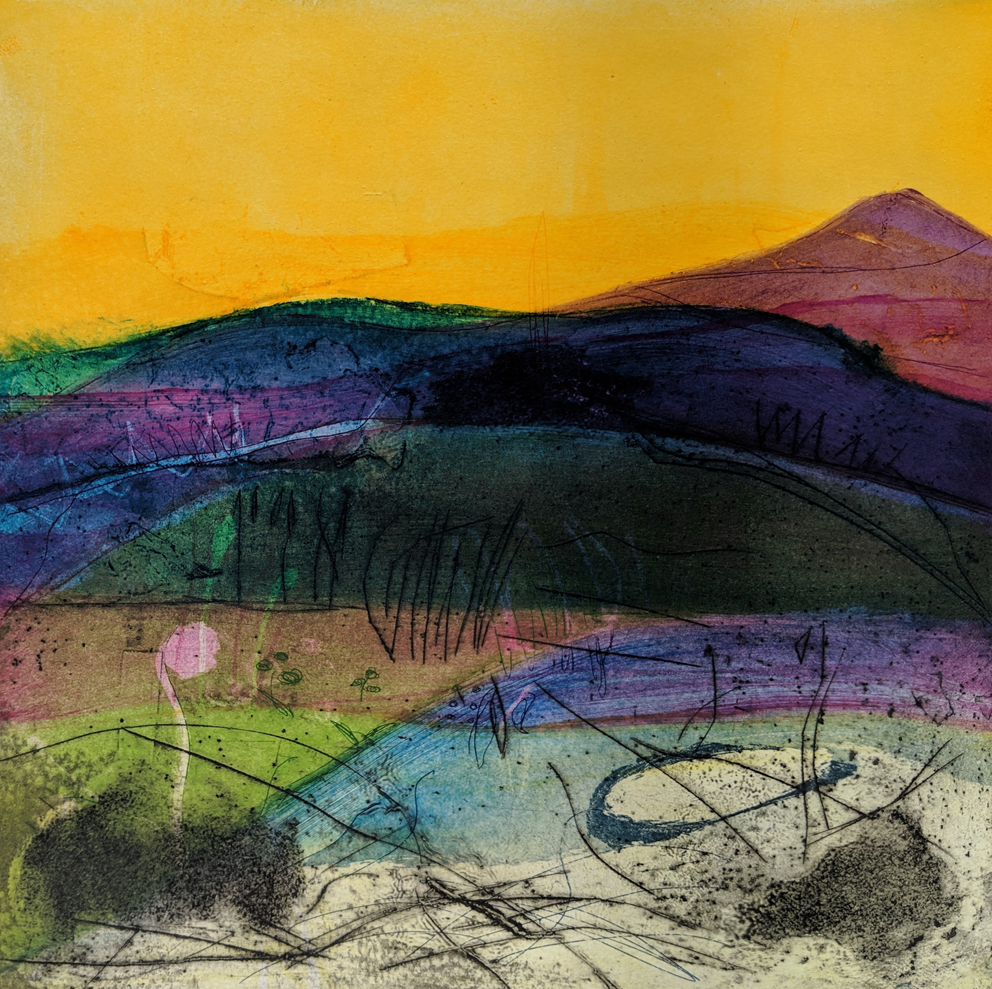 Today's focus is on Louise Davies

This superb #etching "Autumn Glow" is available to view and buy on our #woolwichcontemporary stand through our online shop: thames-sidestudios.co.uk/print-studios/…

Size: 50w x49h

£300 unframed

Shipping to a place of your choice in plenty time for Christmas!