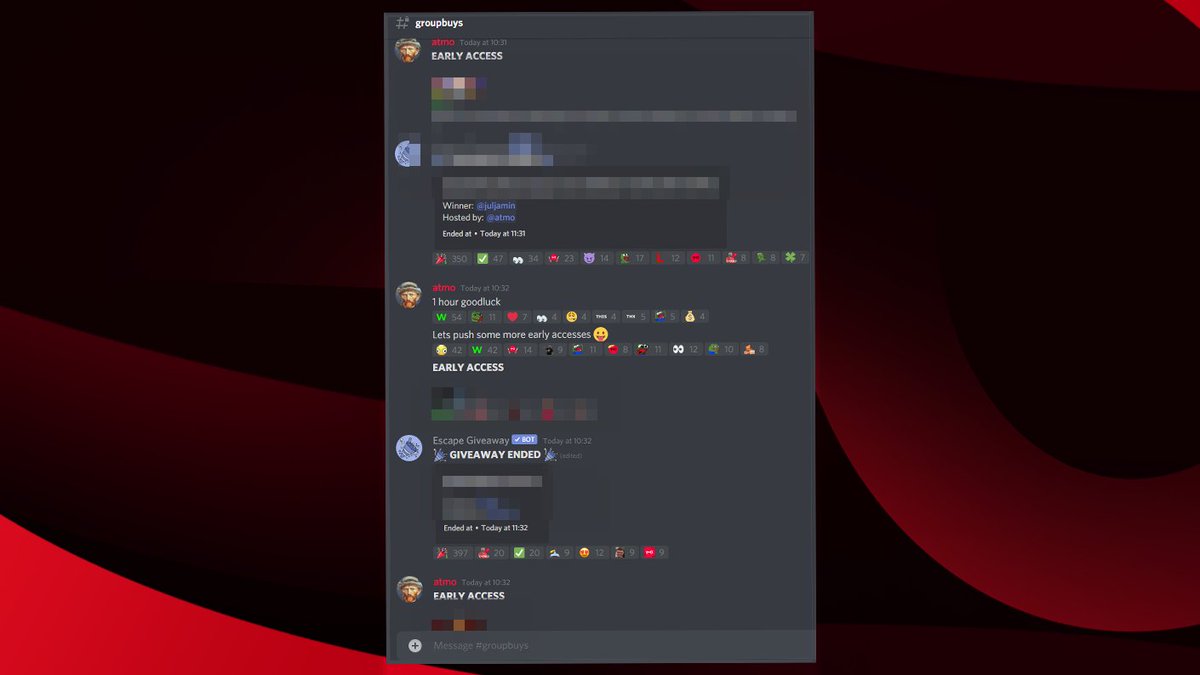 Quick groupbuy early access in the morning⚡️🚨

December groupbuys on fire 🤫

See you soon👀😊🎯