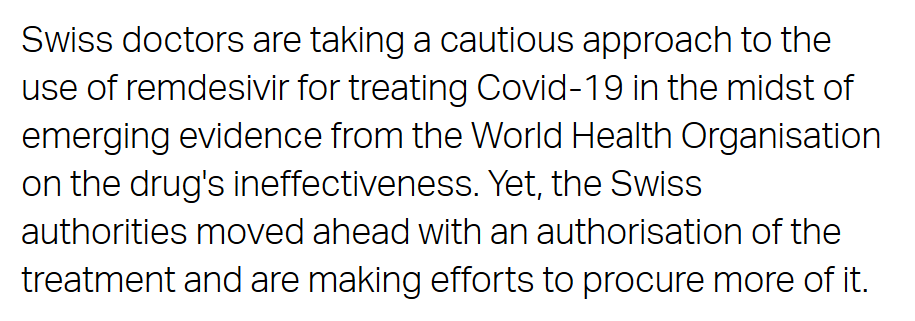 OnadaExpansiva's tweet photo. #PublicHealth #Switzerland doctors limit use of remdesivir even as government in talks to procure more https://t.co/8InlNYy9F5 @pretpat @LucienHordijk @ludojona @LiseBarneoud @StaffaniDK @swissinfo_en cc @DBdurisch   v @journalismfund #behindthepledge https://t.co/hqFCeYwCeJ