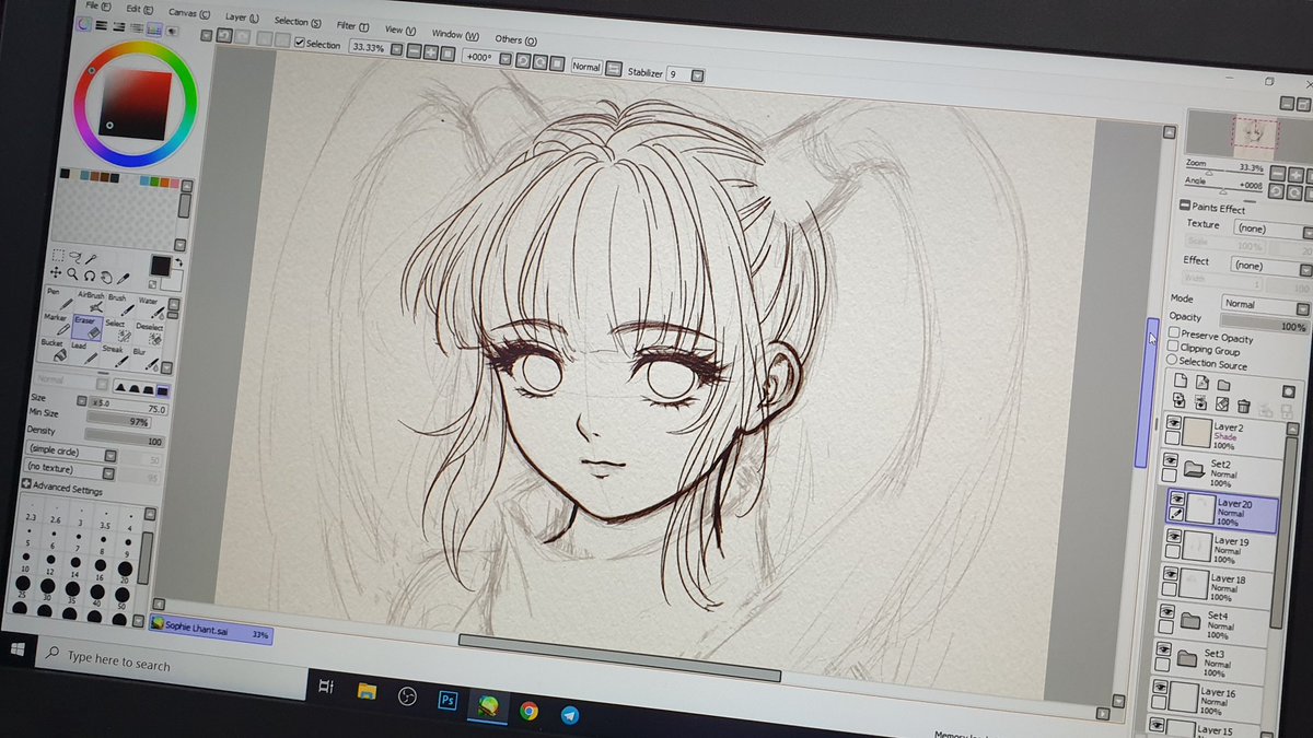 michelle_ktolia's tweet photo. Baby girl 😔🌸 #imsoslow #wip https://t.co/p2IBbFTjkR