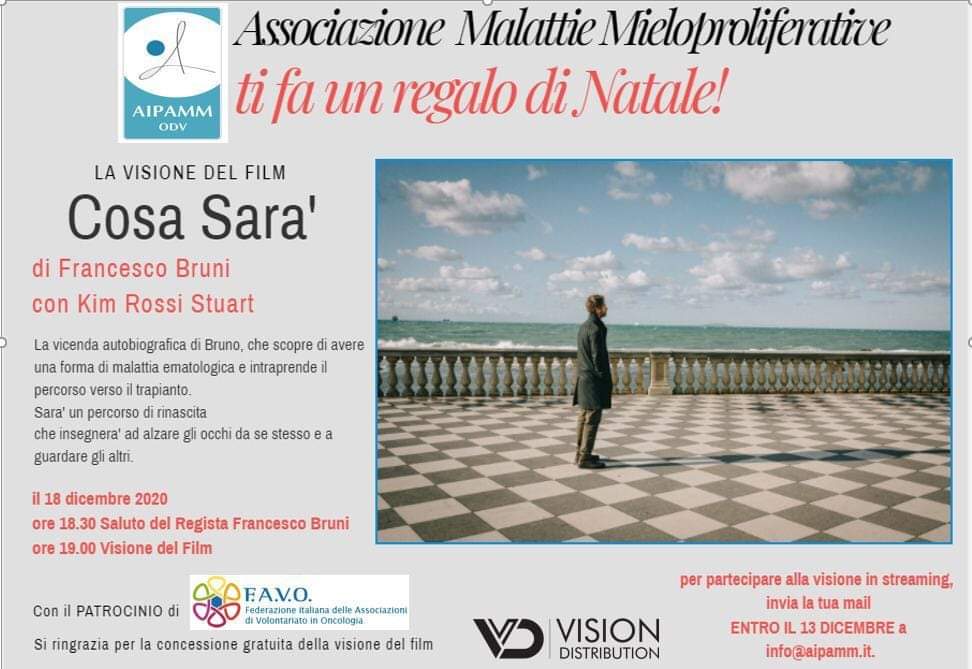 aipamm's tweet photo. Would you like to watch this movie? 🇮🇹 It is free for MPN patients 👇 https://t.co/Q2yHbNAuuT