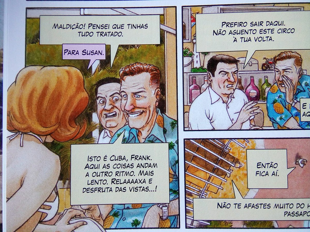 AFerrerCasas's tweet photo. Recibida la edición lusa del #comic #ArdeCuba de #Levoir
Portugués, Castellano con @grafitoed Francés con @EditionsPaquet Por lógica ahora tocaría editarse en alemán, italiano, ¿inglés? ¿ruso...?
Mientras las espero me fumaría un habano... Peeero ¡NO FUMO!
https://t.co/c150qiZByi https://t.co/x5QD7GvPE0