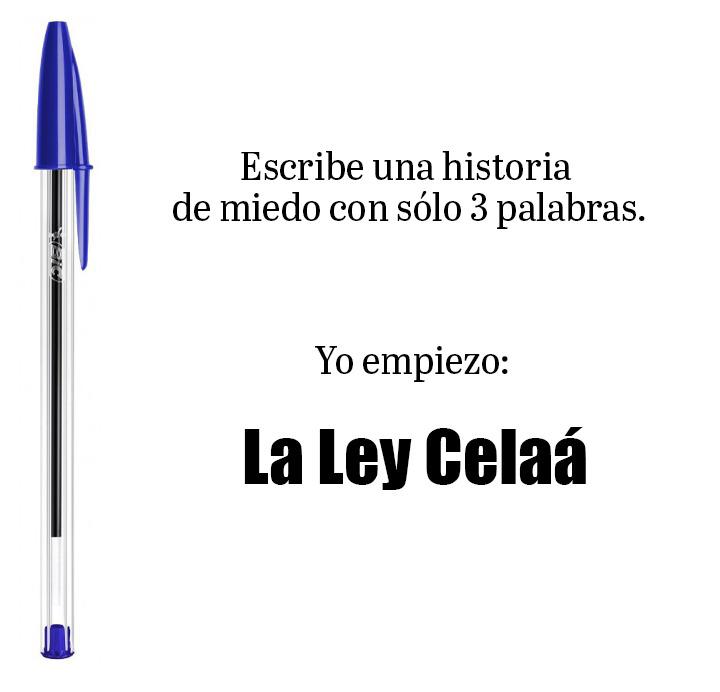 No eres libre #StopLeyCelaa #MasLibres