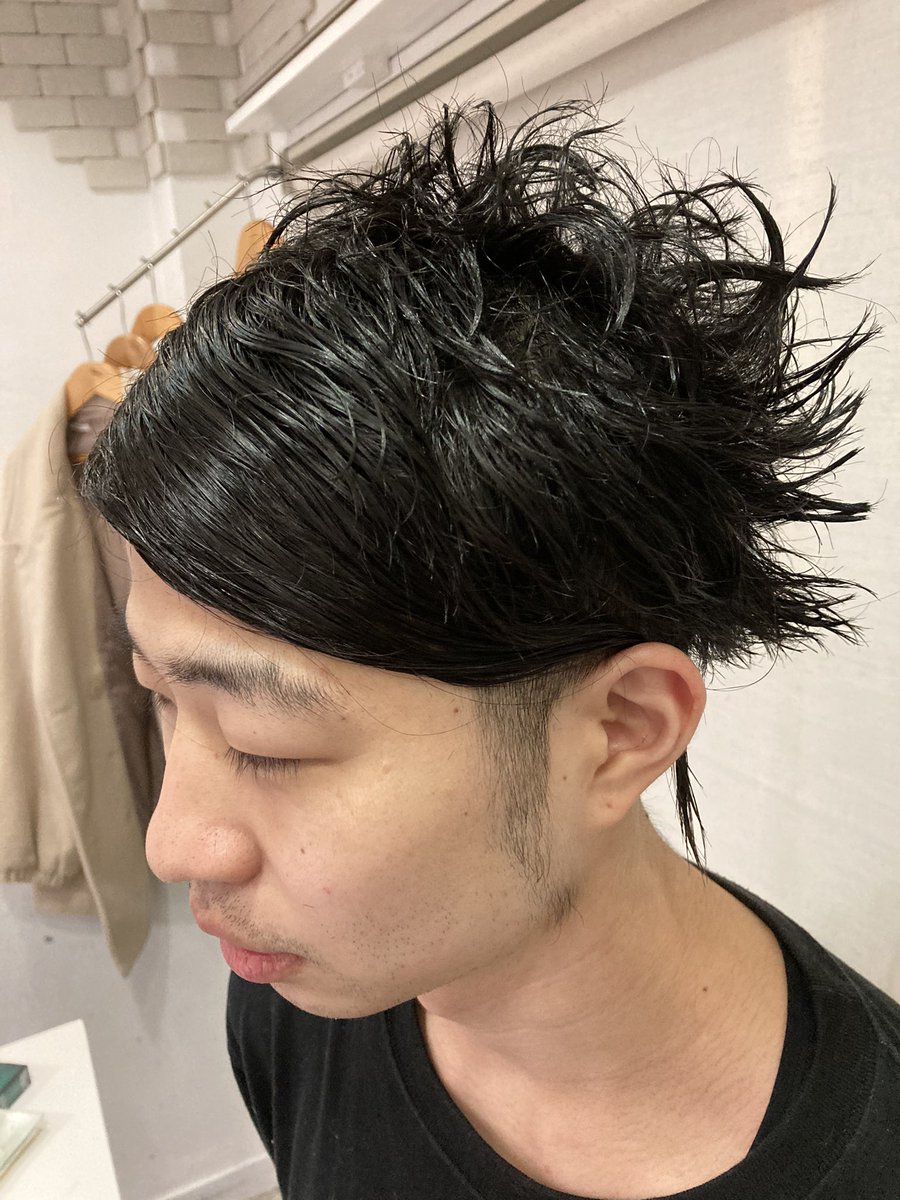 川畑晋也 原宿 美容師 ハイトーンヘアー No Twitter Simのmahさん今年最後のカットになりましたw Mahfromsim