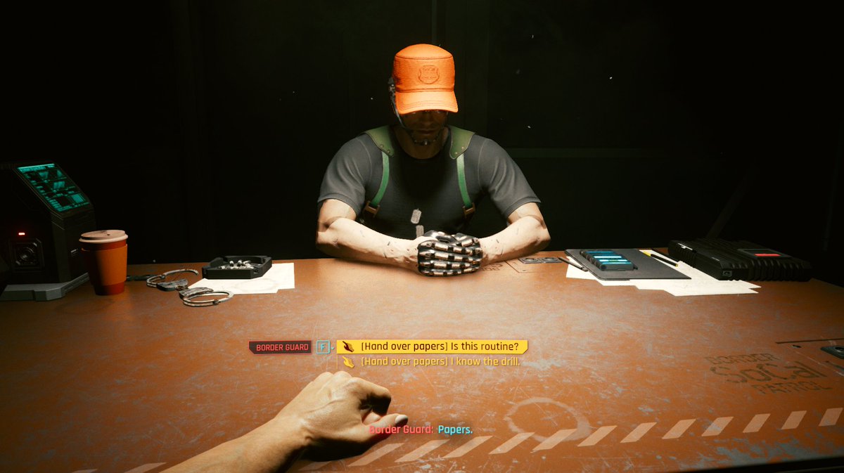 Heading in to do some... bureaucratic paperwork?