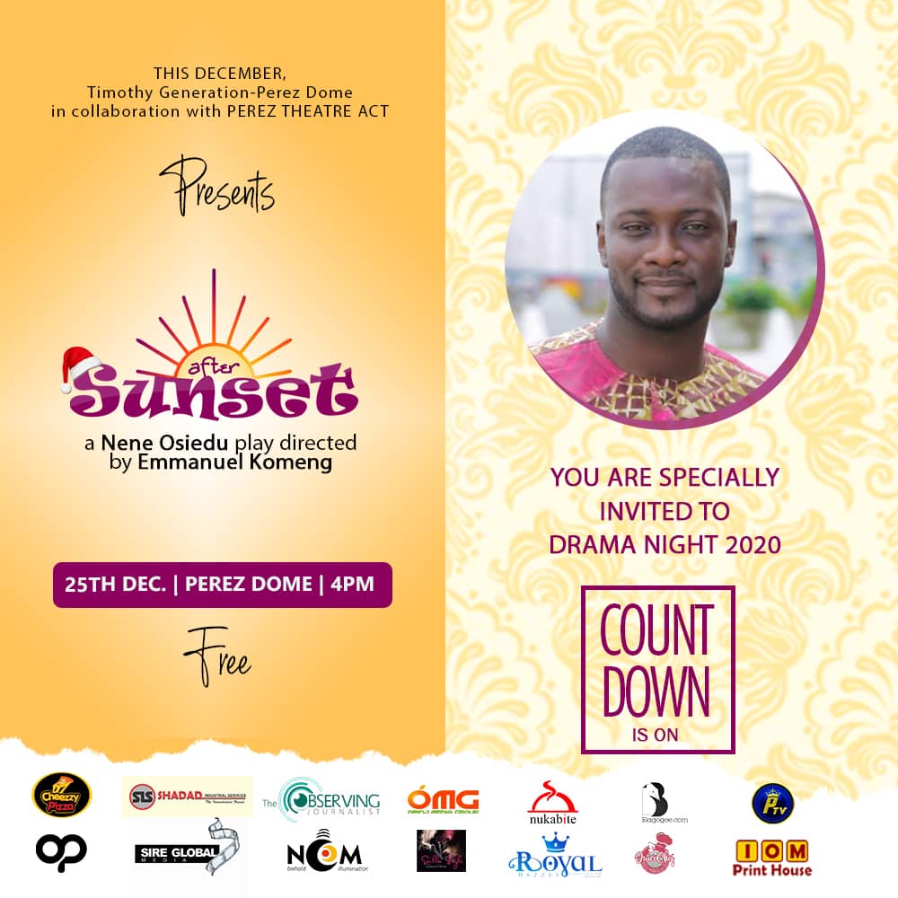 TG_Perezdome's tweet photo. Can you feel the heat?!!!💥
The Perez Theater Act presents!!
DRAMA NIGHT 2020!!!
Happening Live In Perez Dome on 25th December, 2020
Bus your family and friends to come have a laugh and be blessed
#DN2020
#AfterSunset
#FaithInTheseTimes https://t.co/0FLJpzODZ8