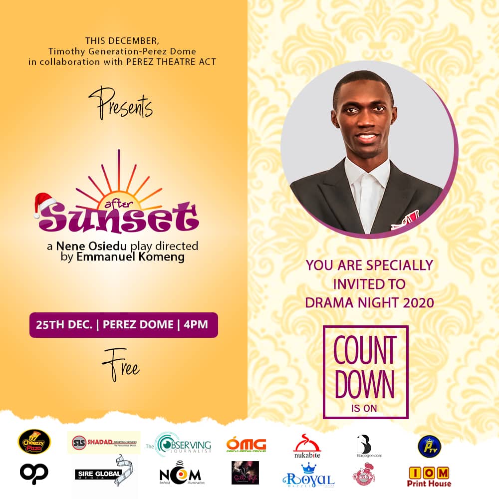 TG_Perezdome's tweet photo. Can you feel the heat?!!!💥
The Perez Theater Act presents!!
DRAMA NIGHT 2020!!!
Happening Live In Perez Dome on 25th December, 2020
Bus your family and friends to come have a laugh and be blessed
#DN2020
#AfterSunset
#FaithInTheseTimes https://t.co/0FLJpzODZ8
