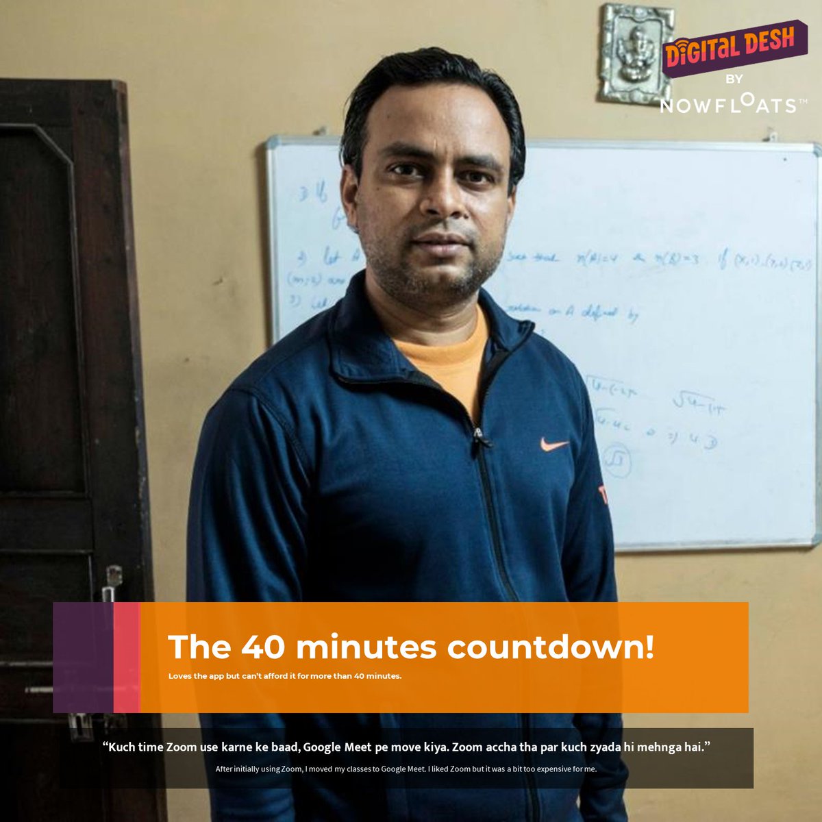 digitaldeshin's tweet image. One needs to #ZOOM in to see the pain points. Pun intended. (Hope @ericsyuan&apos;s seeing this)
We did! What we discovered, we bring it out to you tomorrow!
11 Dec | 2:00 pm
Join us: bit.ly/DDDRegister
#DigitalTutor #OnlineClasses #Bharat