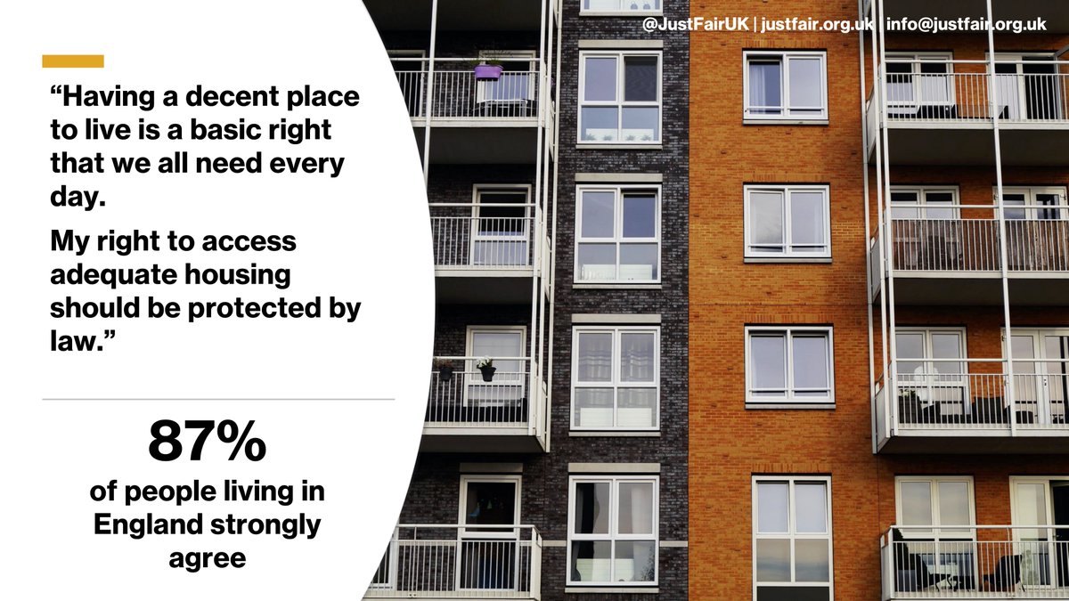 [7/10] How does legally protecting everyone’s access to  #housing make our society a better place? “equal opportunity for everyone” “basic dignity” “security and safety”.  #HumanRightsDay    #HumanRights    #RightToHousing  #Dignity