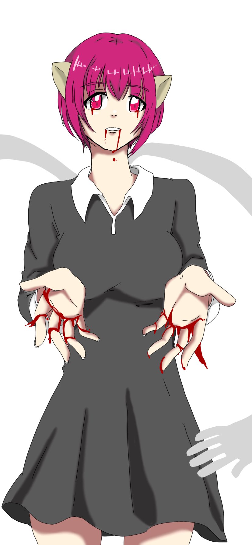 ぐつぐつ エルフェンリート ナナ Elfen Lied Nana 2枚目流血注意 T Co Caqqwylri3 Twitter