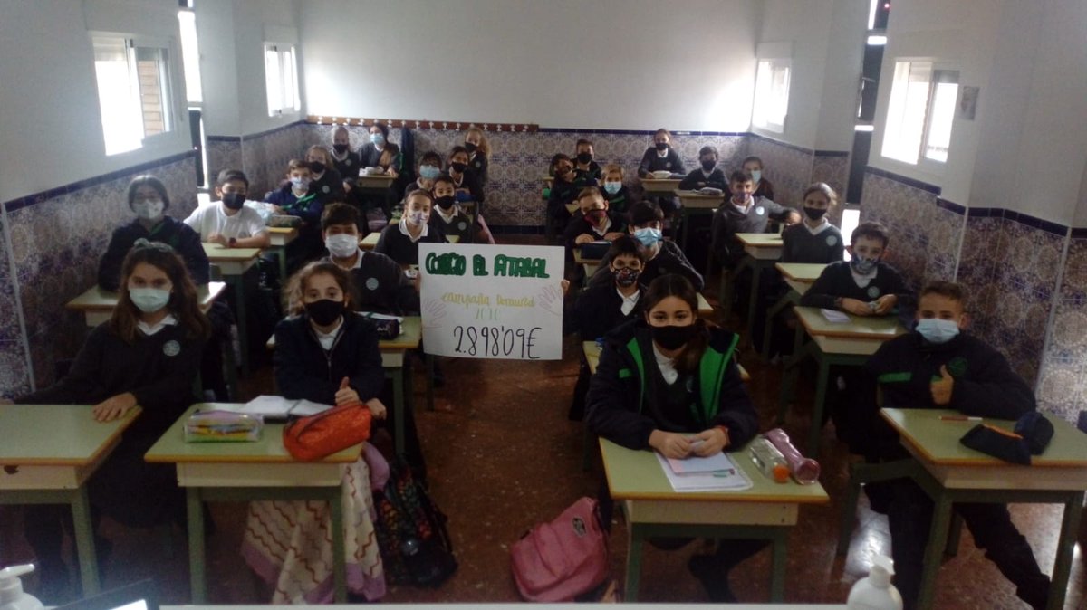 ColegioElAtabal's tweet photo. Muchísimas gracias a nuestro alumnado y a sus familias por su solidaridad para la Campaña del #Domund2020.
Está recaudación irá destinada a promover proyectos para ayudar a los más necesitados a través de las misiones #Solidaridad #Misioneros
https://t.co/NmDjUfO0eP https://t.co/v4vK2evFAr