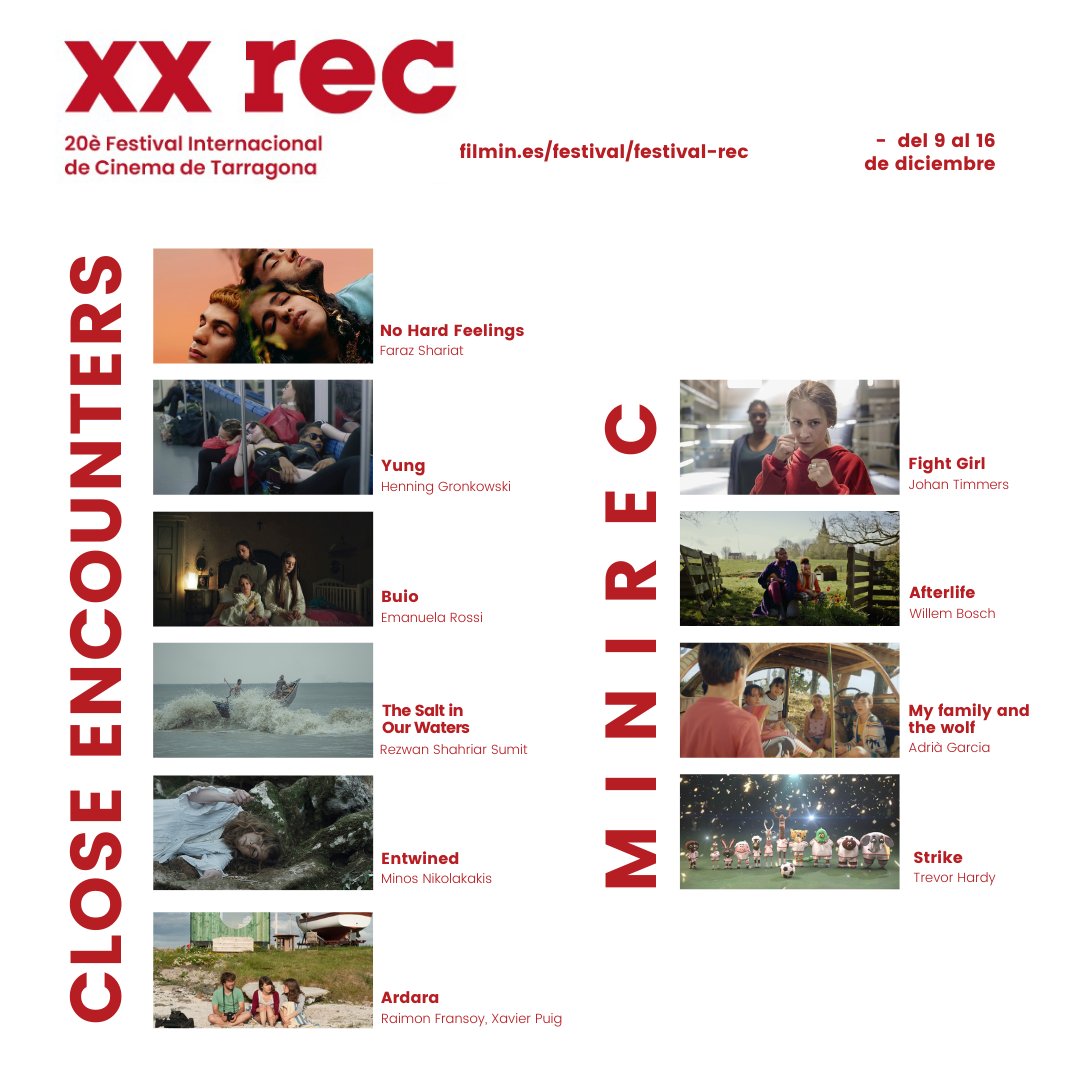 RECtgn's tweet image. FILMIN |  Heu vist les pel·lícules que hi ha a la secció del #REC20_20 de @FilminCAT? 🤩 N'hi ha que no les hem vist a Tarragona. Afanyeu-vos que només estan fins al 16 de desembre! #desembredecine 

👁filmin.es/festival/festi…