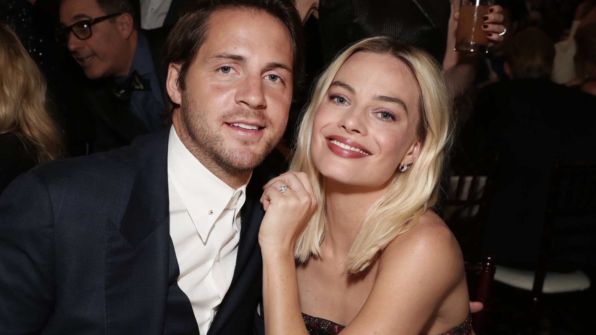 Tom Ackerley with beautiful, Wife Margot Robbie 