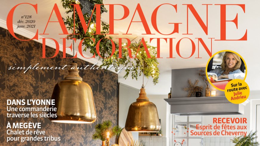 📰 PUBLICATION

Le nouveau Campagne Décoration est de sortie !
En kiosques dès aujourd'hui, profitez du n°128 à lire au coin du feu 🔥

#wildhorses #campagnedecoration #campagne #decoration #lifestyle #presse #news #xmas