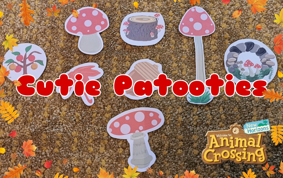 SemperNovis's tweet image. Ac themed autumn diy stickers available in the store now 🥺🍁