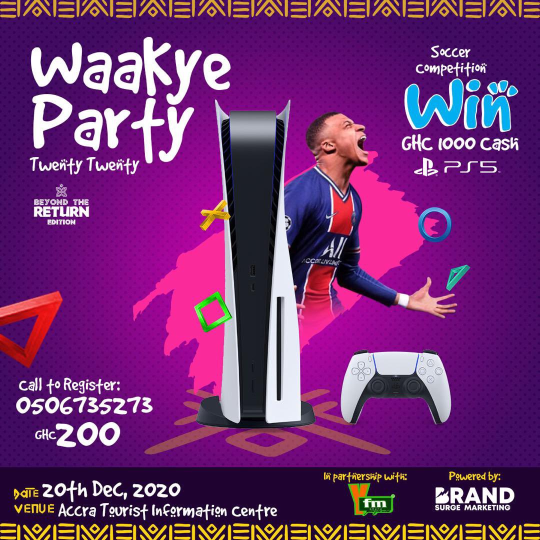 glennsamm's tweet photo. You don’t wanna miss out. Mark 20th December on your calendar #waakyeparty20 https://t.co/HuKJKoluje