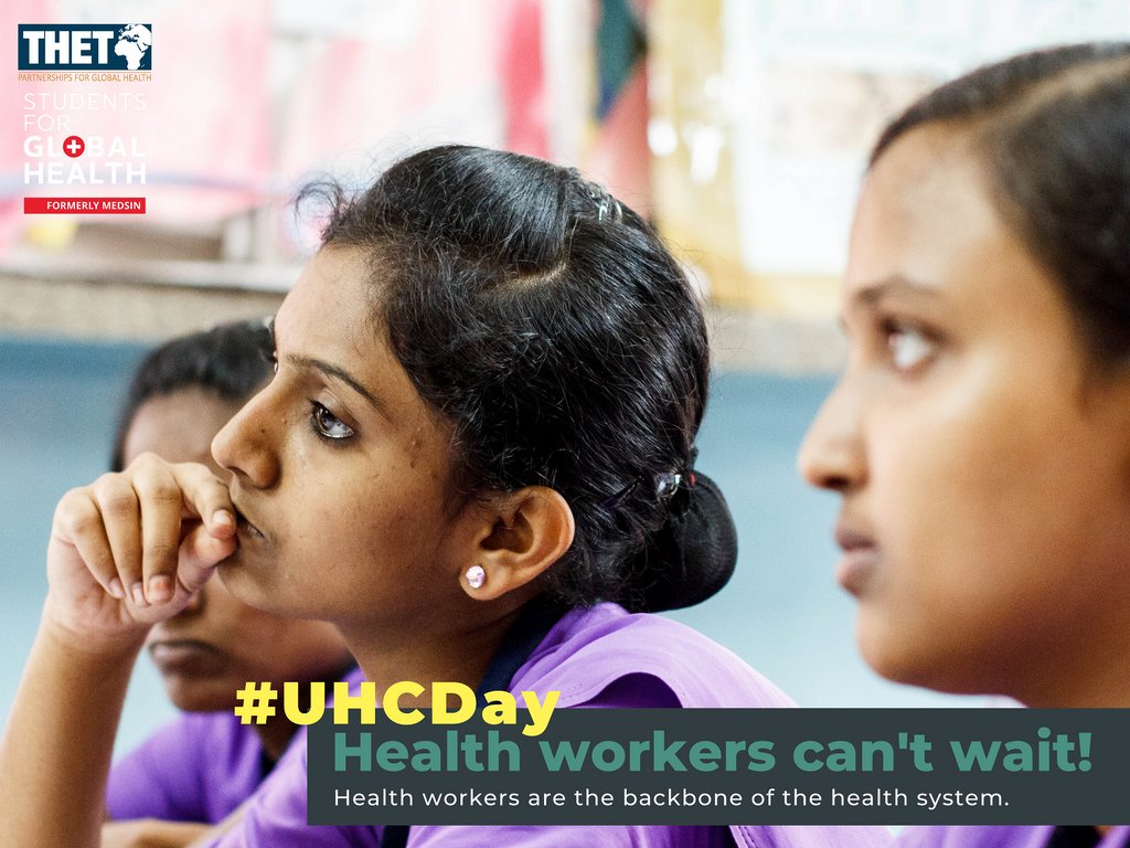 2021 is the International Year of Health & Care Workers. Long before #COVID19, these frontline caregivers have led the charge for #HealthForAll. Making sure they have the education, training & resources they need is the best thank you the world can give them. #UHCDay #12DaysofUHC