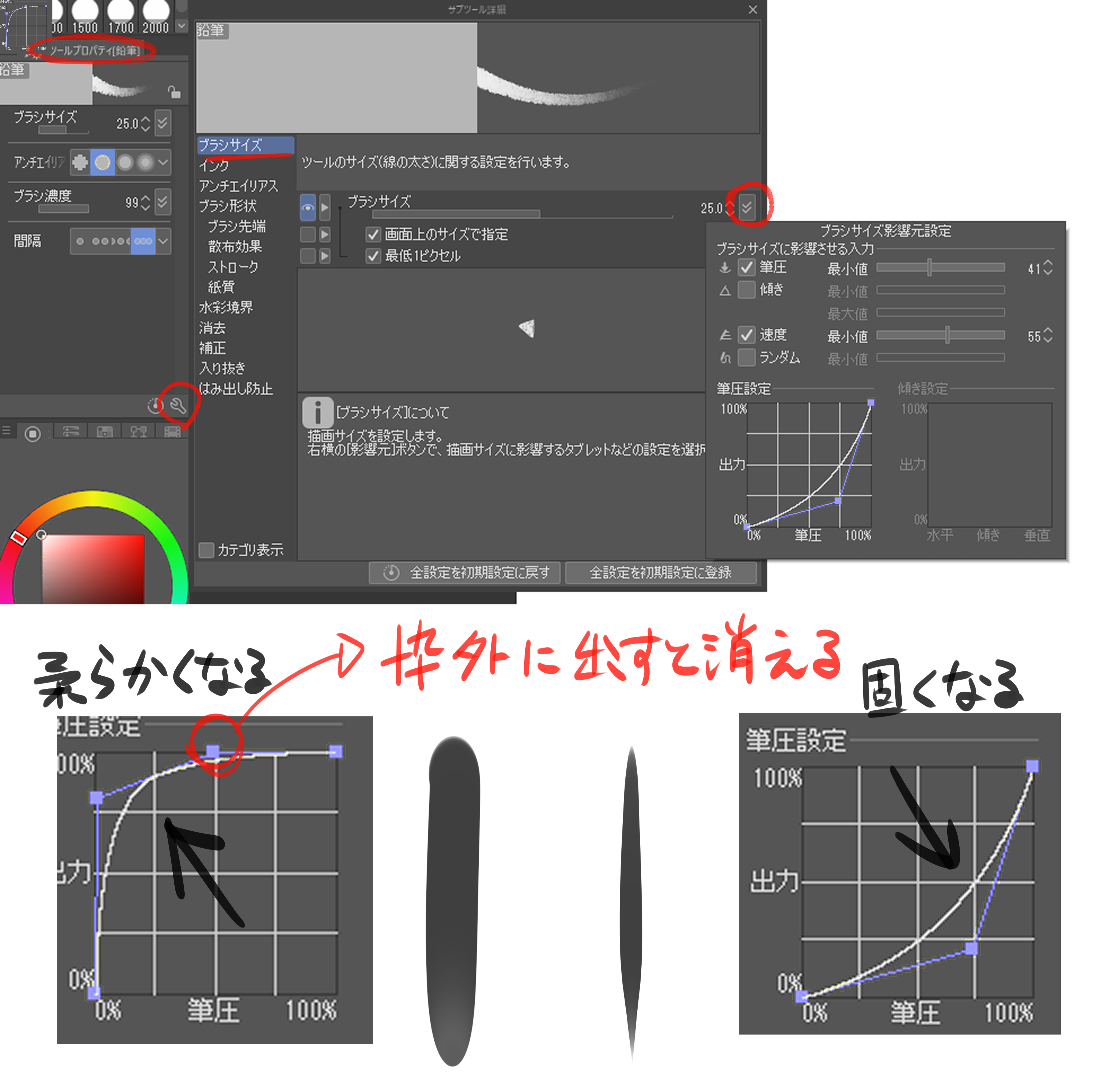 ニャタbe Pa Twitter そういえばクリスタのブラシ設定これを知らずに２年入り抜きデフォルトのみで描いていました クリスタさんサイドにも問題あると思うuiだと思います T Co Jegezivhoo Twitter