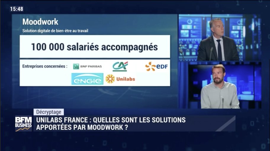 Benjamin Brion (@benbrion) on Twitter photo 🥳<a href="/mood_work/">Moodwork</a> sur <a href="/bfmbusiness/">BFM Business</a> avec notre client <a href="/unilabs/">Unilabs</a>
L'occasion de parler des conséquences du confinement chez les #salariés !
Merci <a href="/simottel/">Frédéric Simottel</a> pour cet échange !
▶️ l'interview : bfmbusiness.bfmtv.com/mediaplayer/vi…
#QVT 🥳<a href="/mood_work/">Moodwork</a> sur <a href="/bfmbusiness/">BFM Business</a> avec notre client <a href="/unilabs/">Unilabs</a>
L'occasion de parler des conséquences du confinement chez les #salariés !
Merci <a href="/simottel/">Frédéric Simottel</a> pour cet échange !
▶️ l'interview : bfmbusiness.bfmtv.com/mediaplayer/vi…
#QVT