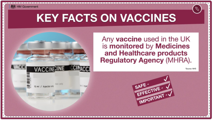 After any vaccine is licensed for use in the UK, it is monitored by the <a href="/MHRAgovuk/">MHRAgovuk</a>.

This is an important part of making sure vaccines continue to meet safety standards on an ongoing basis.

Find out more:

nhs.uk/conditions/vac…

#WarksNorth