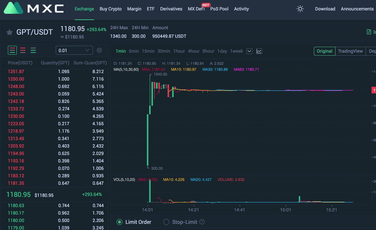 EFG_DeFi's tweet photo. GPT is now listed on MXC! You all can trade, store, buy, or sell GPT by visiting this site: https://t.co/hZRLxcM8uX

Hurry up before GPT starts mooning!

#GPT #GPTToken #MXC https://t.co/fGMmfJAFyR