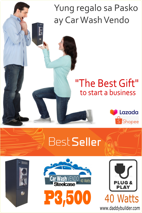 daddybuilder1's tweet photo. CarWash Vendo 

LAZADA:
https://t.co/lLl3GQW8h3

SHOPEE:
https://t.co/HgkFUWHwjR

#Carwash
#Carwashvendo
#Vendo
#Carwashmachine
#Business
#Passiveincome https://t.co/wf0AqI4WBR