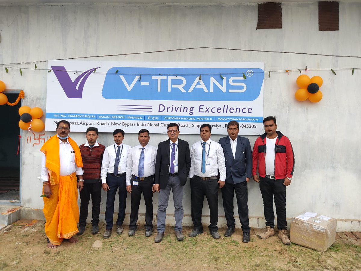 vtransindia's tweet photo. We are pleased to announce the opening of our new branch at Raxual & expanding our network internationally, because of the increasing demand of our customers and to deliver prompt and speedy service to all our patrons.
#logisticscompany #expandingnetwork #reach #logistics https://t.co/5IaFyRTJIR