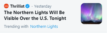 (3/X) Our Bz has been positive tonight, and without the right magnetic orientation, it's hard to get geomagnetic conditions right. Can't pop your popcorn if the oil is too cold. It doesn't help that the media like  @Thrillist led you on too.