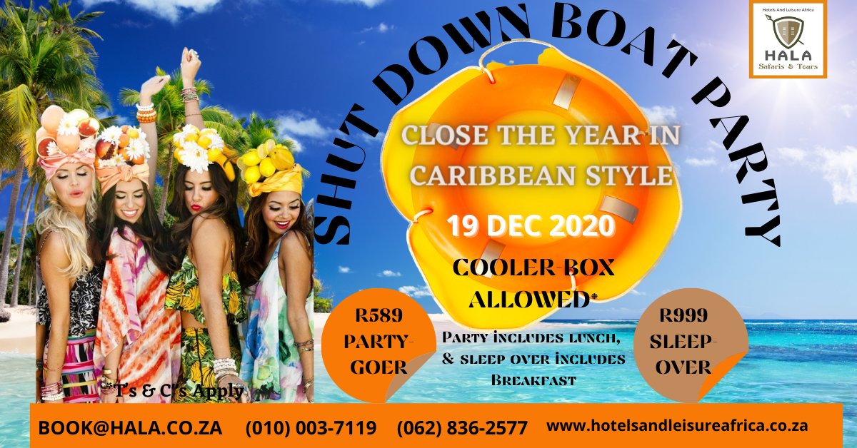 EventSANW's tweet image. New #EventSANW listing: Shut Down Boat Party - Caribbean Style Let us close down 2020 in Caribbean Styl...