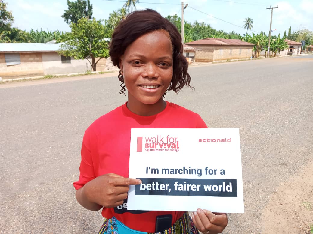 ActionAidGhana's tweet photo. The women of Adaklu Geofe are #MarchingforChange.
----
Join our #WalkforSurvival, click https://t.co/0BtOtorQda to register and #MakeYourStepsCount
----
#aagat30
#16days
#womensrights
#ActionAidGhana https://t.co/iFqmJDy2MI