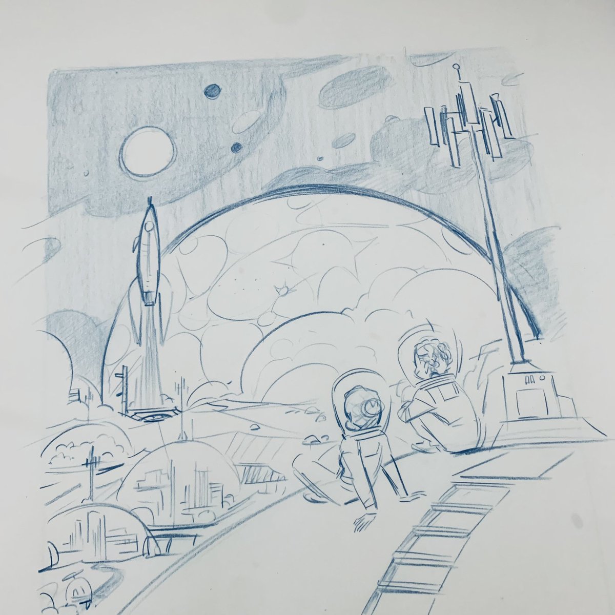 redherringdraws's tweet image. #90daysofscifi