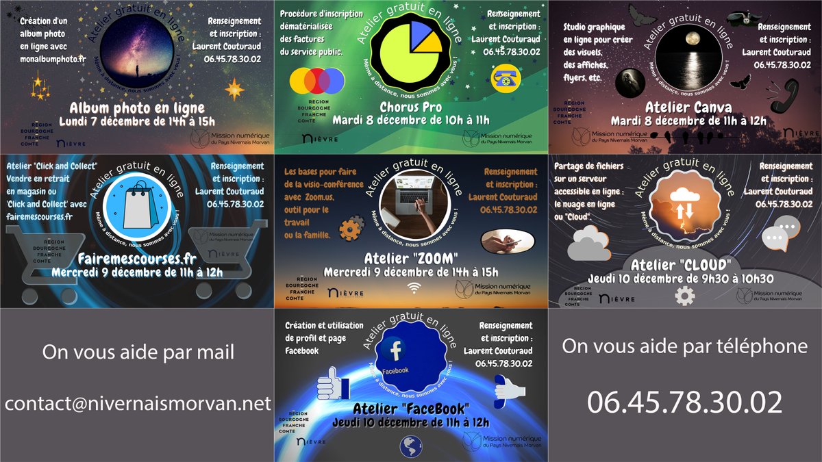 Nos accompagnements numériques gratuits du 14 au 18 décembre 2020. - mailchi.mp/7737a4cdbbe0/n…