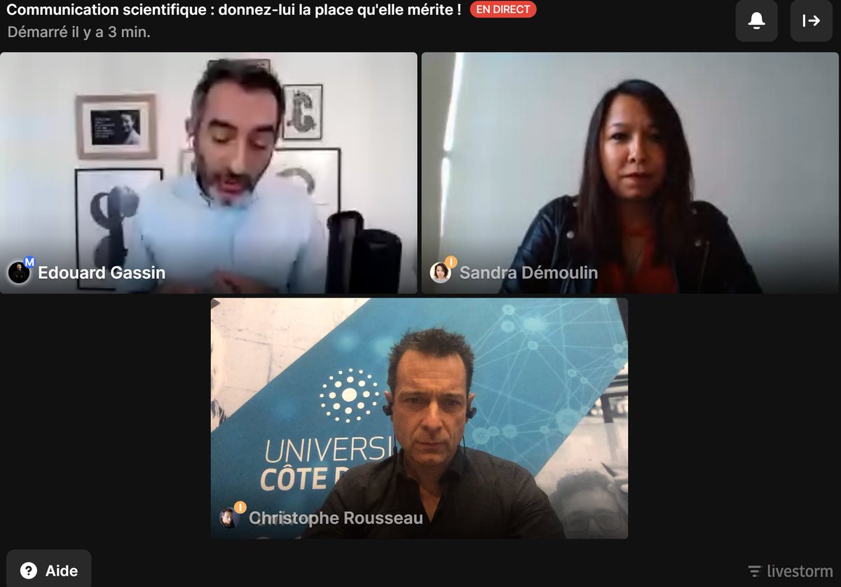 ARCES_News's tweet photo. Notre présidente @Sandrademoulin @UniversiteCergy et l'un de nos administrateurs @XopheRousseau @Univ_CotedAzur introduisent cette #ConfESR animée par @edouardgassin @campuscom : @ARCES_News créera cette année une vraie dynamique autour de la #comscientifique et ses acteurs ! https://t.co/0ZHPRWNMRl