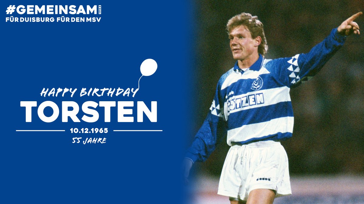 MSVDuisburg's tweet photo. Happy Birthday zum „Schnaps-Zahlen-Geburtstag“, Legende Torsten #Wohlert!
9 Jahre #ZebraStreifen, 229 Spiele, 14 Tore – aber vor allem: ein starker Typ! Und natürlich Käpt’n im Drama-Pokalfinale 1998 … Bleib‘ gesund und lass‘ dich feiern, Toto! 🎈🎂
#Gemeinsam1902 #Duisburg https://t.co/CWK7iBYtsr