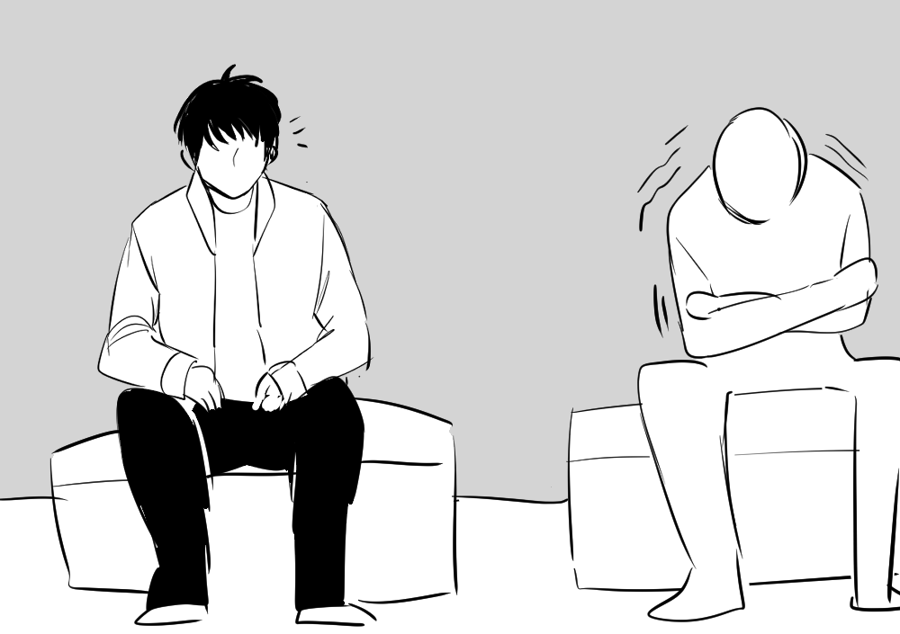 a companion shivering in the cold