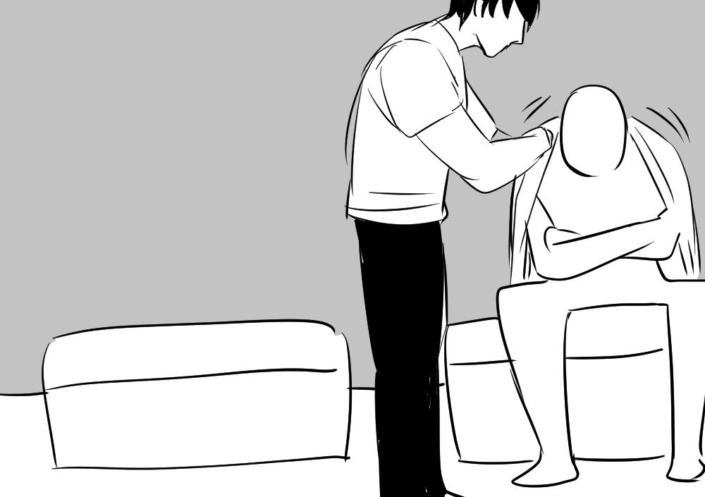 a companion shivering in the cold