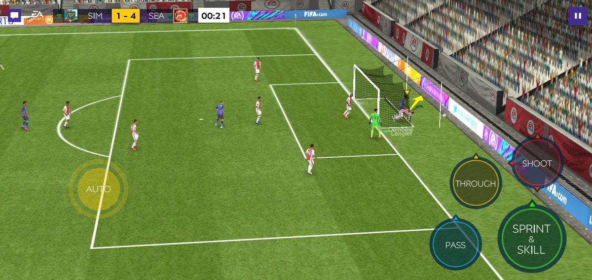 simman980's tweet photo. @EAFIFAMOBILE What is this??????
Players were freezed for the full match. @EAFIFAMOBILE are you producing bugs for hacker or enjoying the hacking situation of your gameplay? https://t.co/KRTXZZXvKr