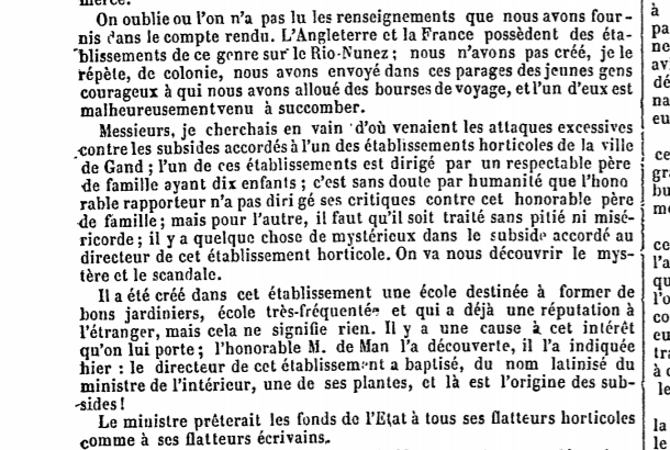Instead of a parliamentary ratification, Leopold I used his royal prerogatives signing a royal decree ratifying the treaty. Van Haverbeke was instructed to make a second trip to the Rio Nunez. 8/20Belgian Chamber of Representatives debate about Rio Nunez, 10 March 1852, 803.