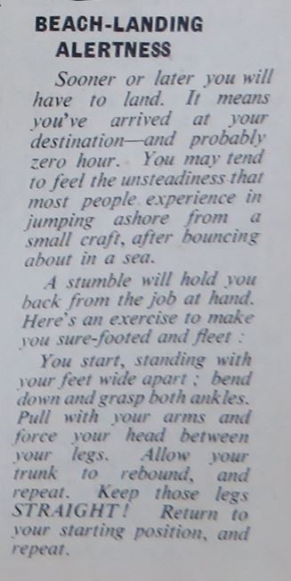 Don't waste time getting ashore – this great little stretch will soon see you ready to leap from your landing craft's bow ramp and into the surf without a second's delay. Charge up that beach like a true Commando!