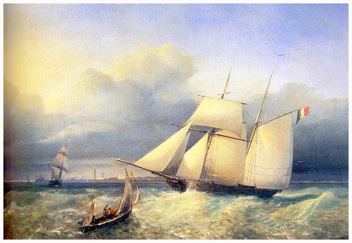Because of Mayoré preference for the British over the French-Senegalese traders, the latter were abducted by the Landaman king. The French asked van Haverbeke to assist them since he commanded a war-ready Louise Marie. 11/20The Louise Marie (via  http://www.marinebelge.be/louise-marie%201.html