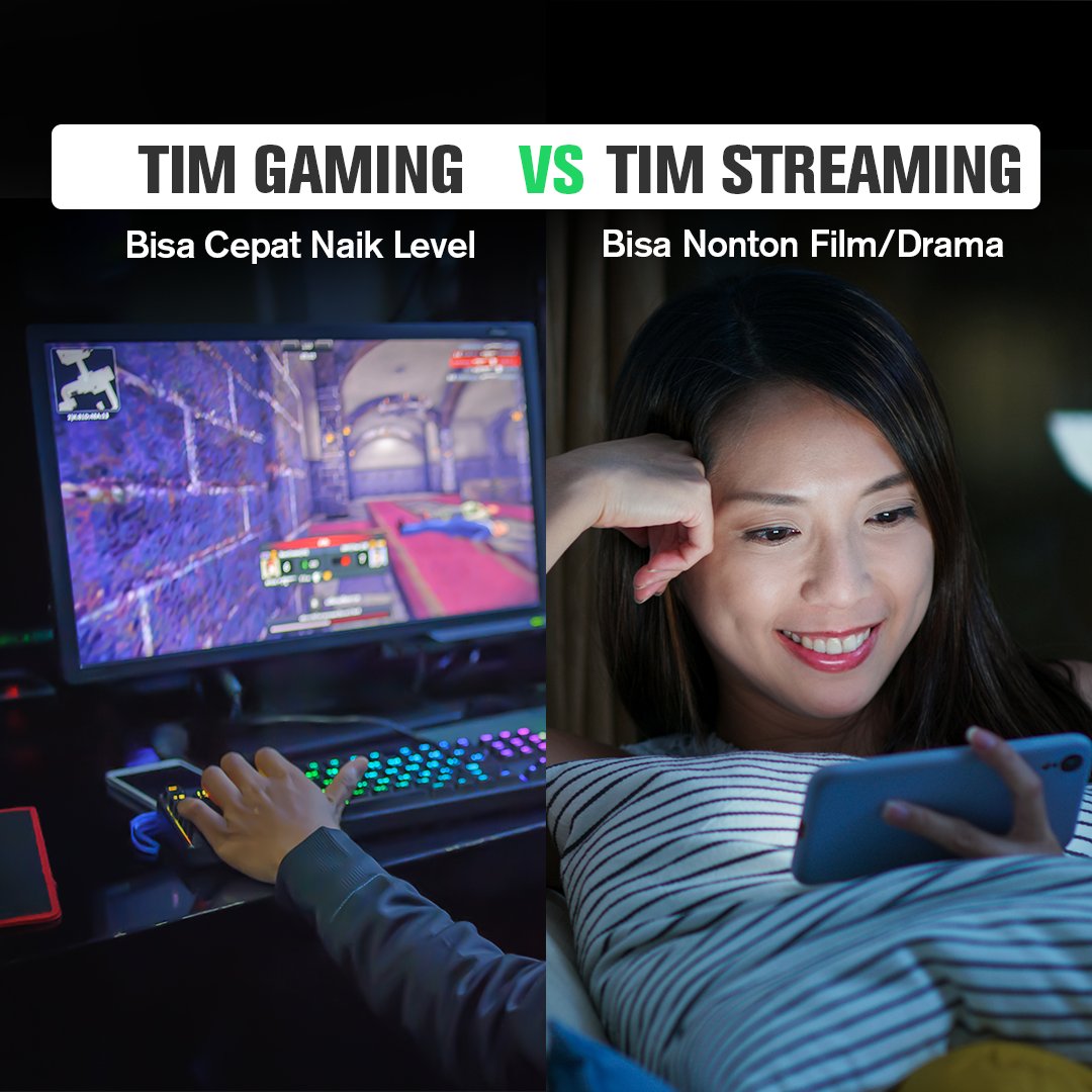 tokopedia's tweet photo. Mimin mau tanya dongg. Kamu yang mana? #timgaming atau #timstreaming?
Jawab dengan game atau film favorit kamu yaa https://t.co/wki4L7Y5aG