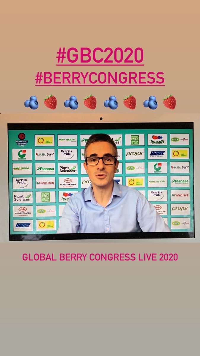 giorgiofruitnet's tweet photo. Global Berry Congress Live 2020 here we are!

#berrycongress
#gbc2020
#fruitnet

@FruitnetLive @berrycongress 

🫐 🍓 🫐 🍓 🫐 🍓 🫐 🍓 🫐 🍓 🫐 🍓 https://t.co/WH26lvHbS2